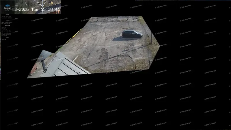 Image de caméra avec détection – Krásná, Rekreant