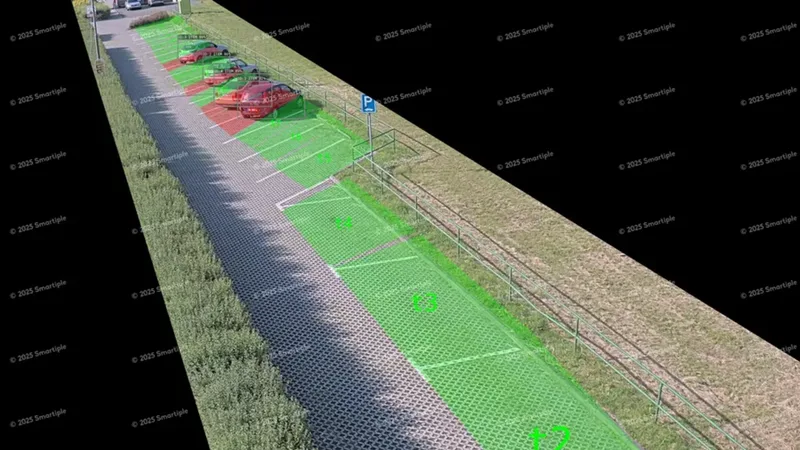 Image de caméra avec détection – Ostravice